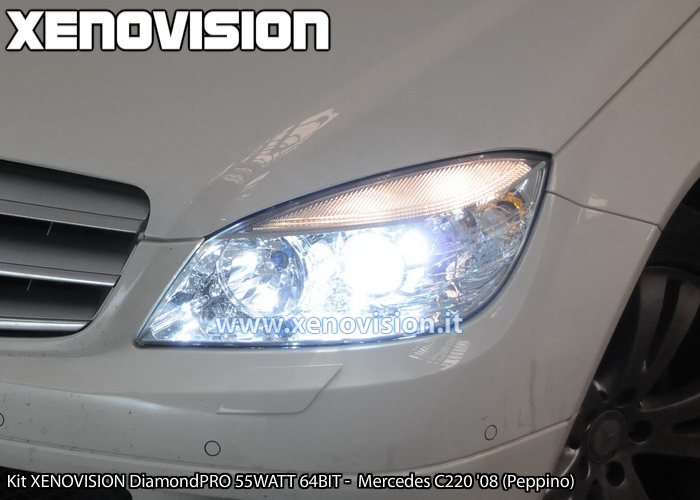 kit fari xenon mercedes c220 xenovision