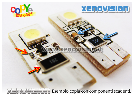 Paragone led xenovision alta qualita led scadenti